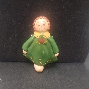 Vintage Doll Brooch